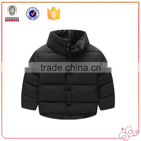 Kids Coat With Buttom Cotton-padded Children Both-Side Outerwear Kids Winter Coats photo-3
