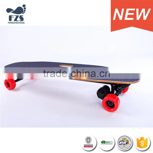 HSJ108 Top Sales Motor 4 Wheels Electric Skateboard on photo-2