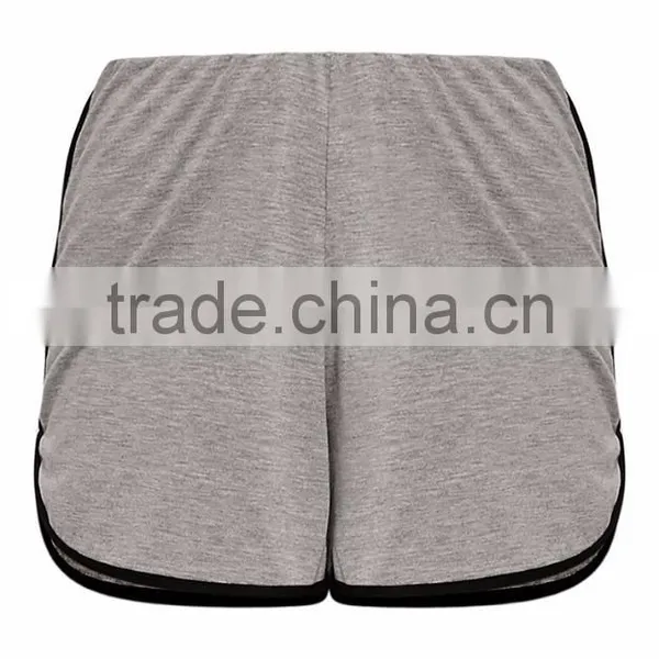 MGOO Women Grey Contrast Runner Shorts Cotton Running Shorts Sport Hot Shorts photo-4