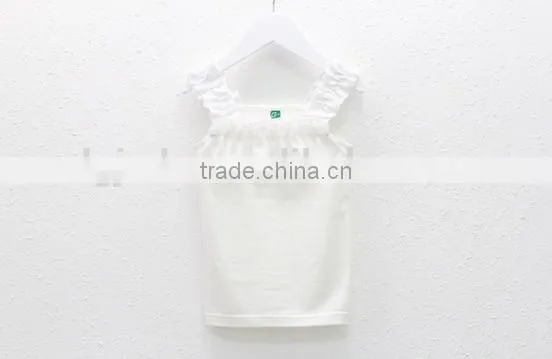 Children Summer Cute Vest Kids Sweet T-shirt Pure Cotton T-shirt for Fashion Girl photo-3