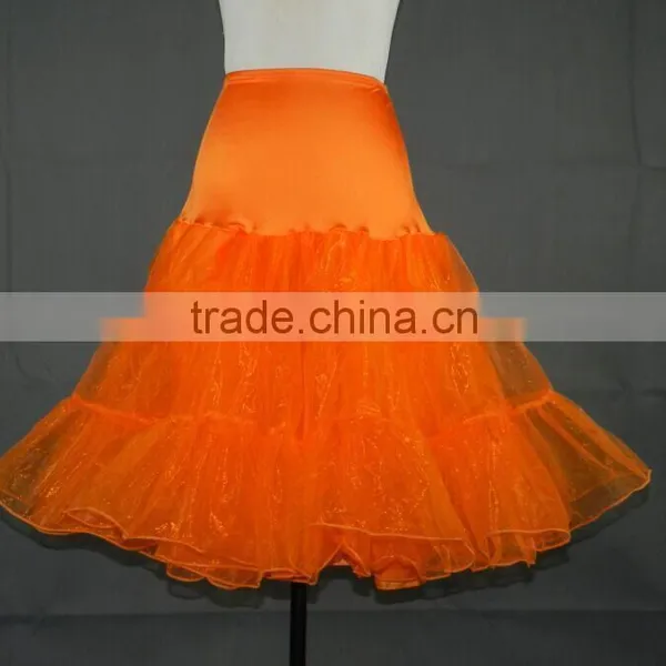 Walson Apparel Plus Size 26" 50s Retro Underskirt Swing Vintage Petticoat Skirt TUTU photo-3