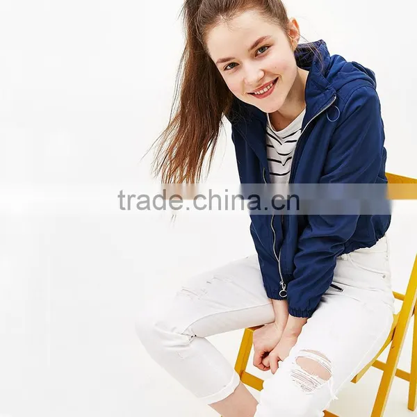 Top Sale Waterproof Nylon Jacket With Hood Breathable Womens Coats photo-2