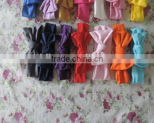 Wholesale Factory Baby Girls Bands Cute Hair Accessories Baby Hairbands Various Color Boutique Bowknot Bands Factory Direct Sale photo-3