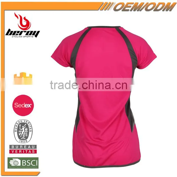 Comfort and Breathable Cotton Summer Woman T-shirt for Sports Fitness photo-3