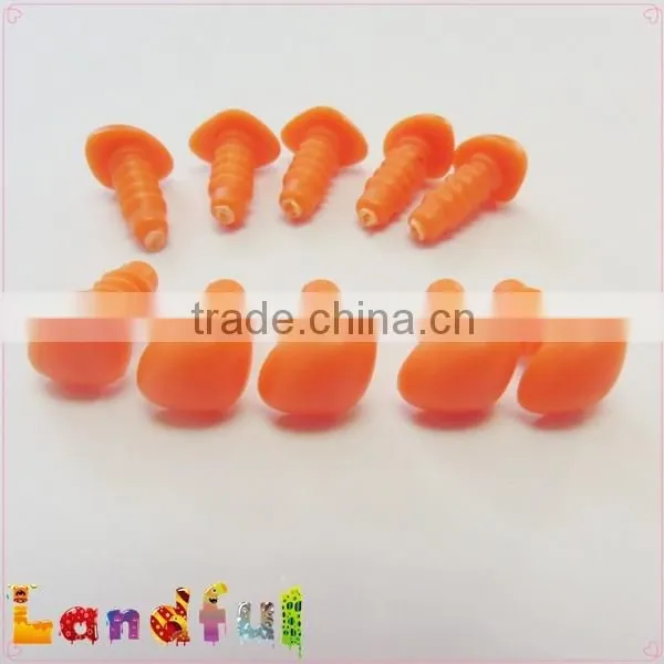 10mm Orange Triangle Nose Safety Plastic Nose Stuffed Cat Nose Craft Toy photo-2