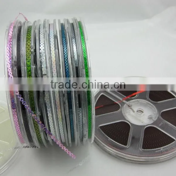 Spangle Sequins String in Roll CD Sequin Roll photo-2