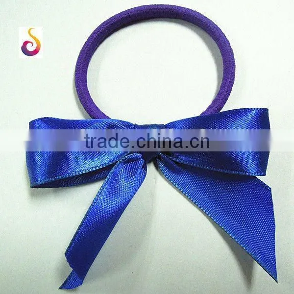 Red Ribbon Bow With Elastic Loop photo-2