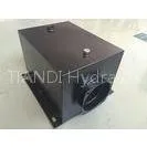 17L Square Hydraulic Oil Tanks With 120mm Neck Size Horizontal Mounting