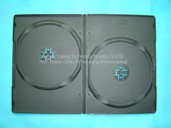 Black Dvd Box Dvd Case Dvd Cover 9mm Double Rectange China Factory Good Quality Cheap Price (YP-D803H) photo-3