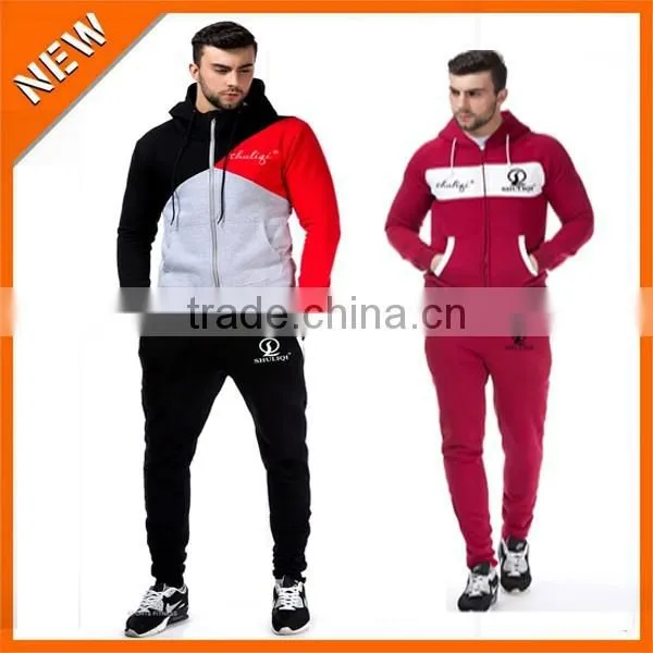 Custom Design Your Own Tracksuit Made in China /all Cotton Men Comfortable Tracksuit Wholesale H-2138 photo-2