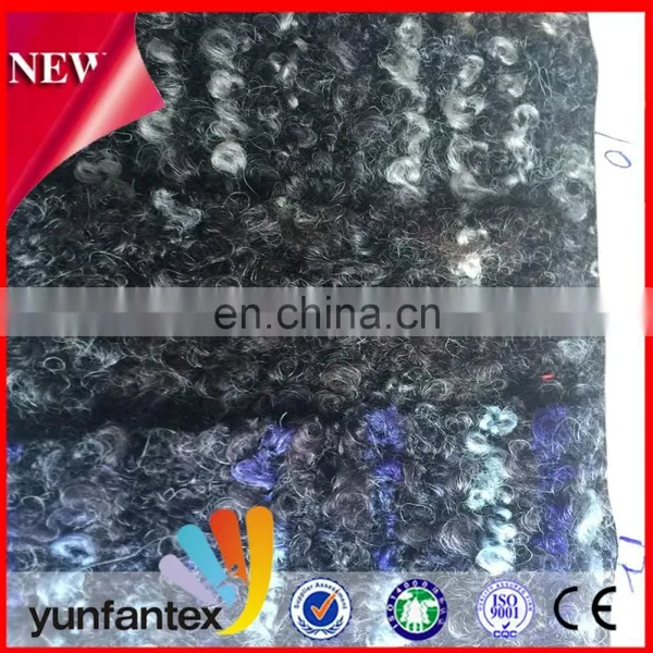 The Woolen Fabric for Woolen Coat 2016 Most Fashion The Fancy Yarn With Mohair Ring Fancy Yarn, Rayon Satin Band ;garment Custom photo-6