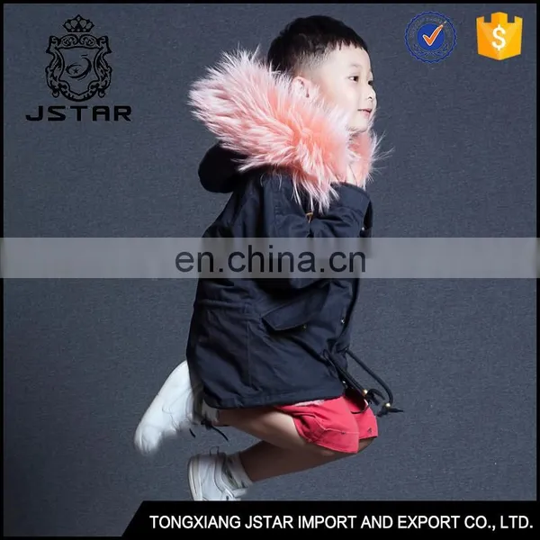 Top Quality Cheap Kids Winter Fur Boys Parka Coats photo-6