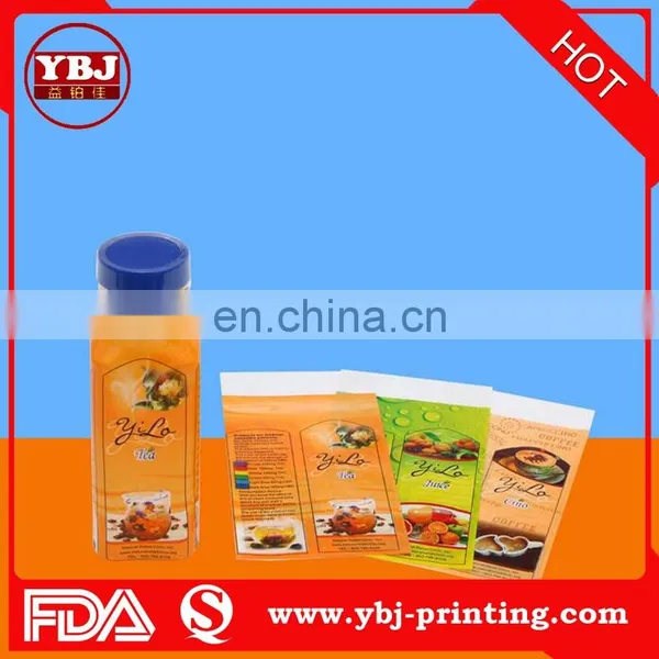 2016 YBJ PVC Shrink Label for Water/Juice/Beverage Bottle photo-4