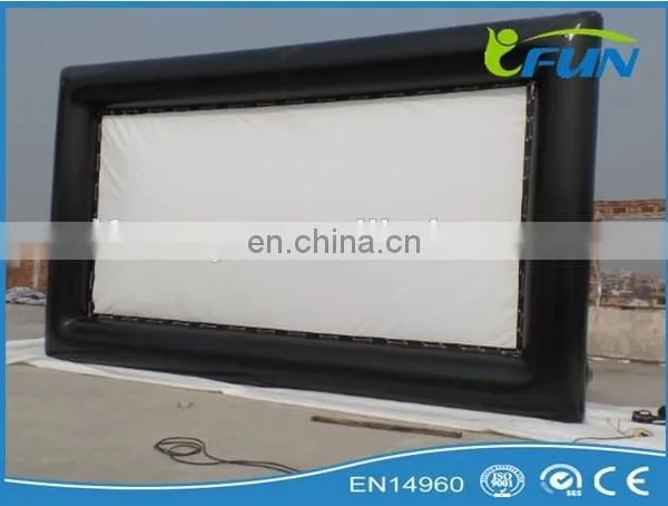 Portable inflatable projector screen/inflatable screen for projector/inflatable movie screen for sale