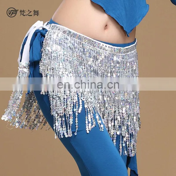 Y-2059 Indian Multy Color Sequins Tassel Belly Dance Hip Scarf photo-2
