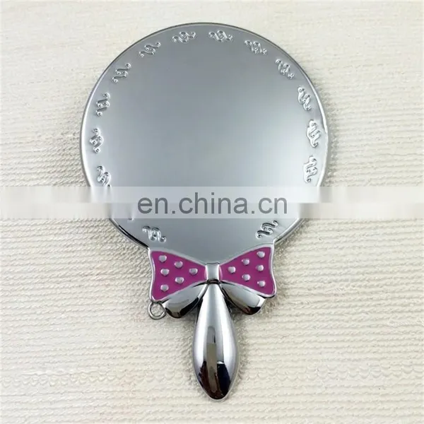 Custom Logo Blank Metal Personalized Pocket Mirror for Lady Decorative photo-2