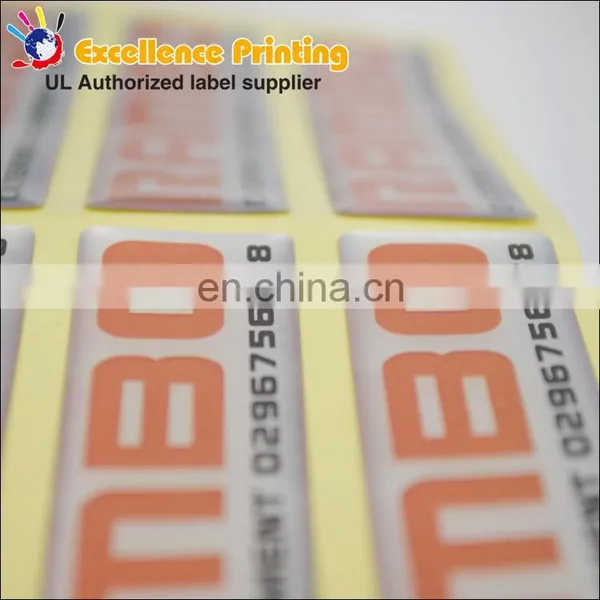 New Design Colorful Custom Heart Epoxy Stickers photo-5