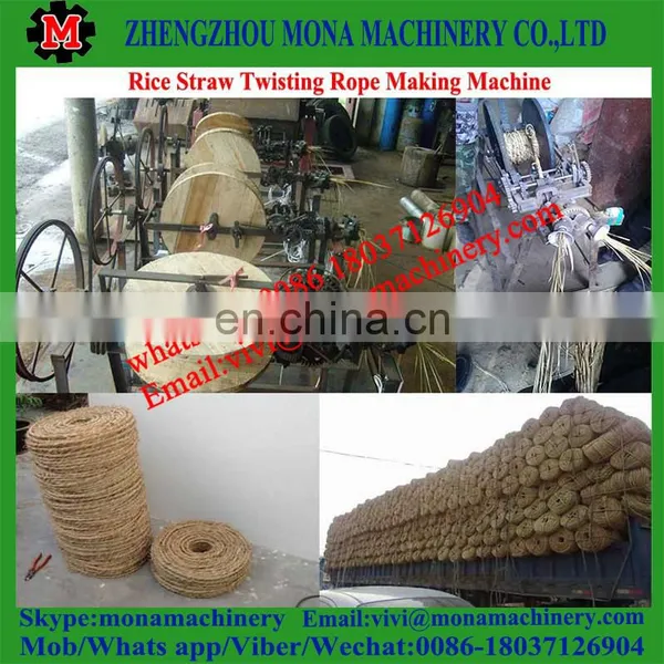Automatic and Manual Rice Straw Rope Machine/rope Making Machine/hay Band Spinning Machine photo-4