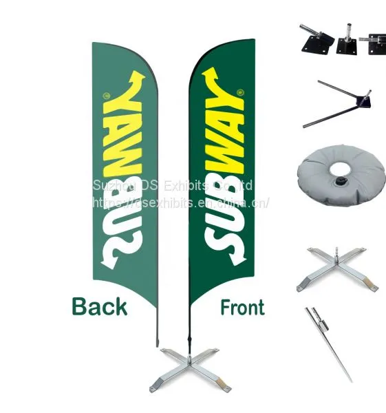 Teardrop Banner 2.8m Beach Banner Flag photo-5