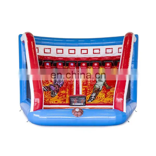 China Fun Inflatable Basketball Game Hoop Shooting Bouncer For Sale photo-2