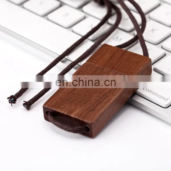 Wooden Pendant/Necklace USB 2.0/3.0 Memory Stick Flash Pen Drive 4GB-32GB photo-2