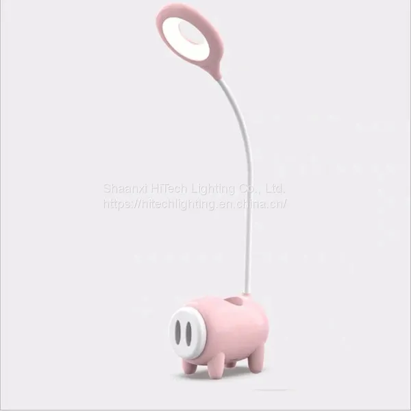 Led Cartoon Desk Lamp Eye Protection Rechargeable Night Light Home Touch Lamp photo-3