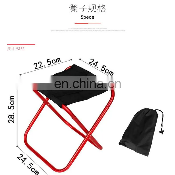 Super Light New Portable Multifunctional Aluminum Alloy Folding Stool Outdoor Fishing Stool Beach Camping Chair photo-3