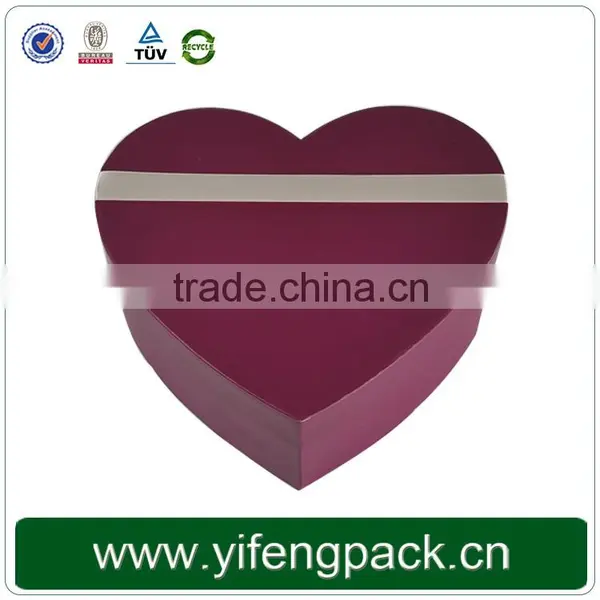 Heart Shaped Jewelry Packaging Box, Paper Heart Packaing Jewellery Box photo-2