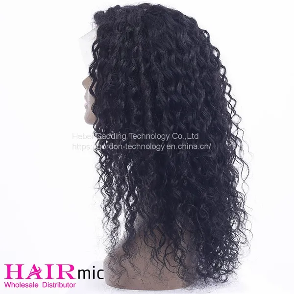 Natrual Color Long Curly Lace Front Human Hair Wig Wholesaler photo-3