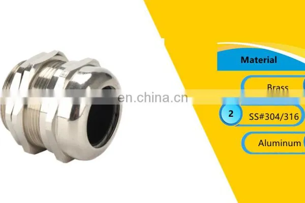 China Manufacturer Direct Certification Grade Single Packing Nickel Plated Waterproof Cable Sealing Sleeve photo-4