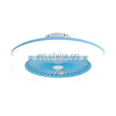 Nordic Bedroom Ceiling Fan Lamp Macaron Electric Fan Restaurant Household Integrated Simple Fan Chandelier photo-5
