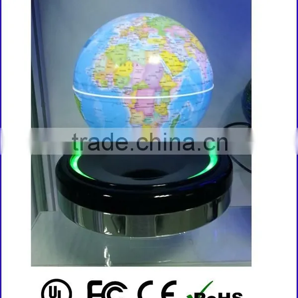 2015 Newest Plastic World Globe With Map , Mini World Globe With Inductive Lighting photo-2