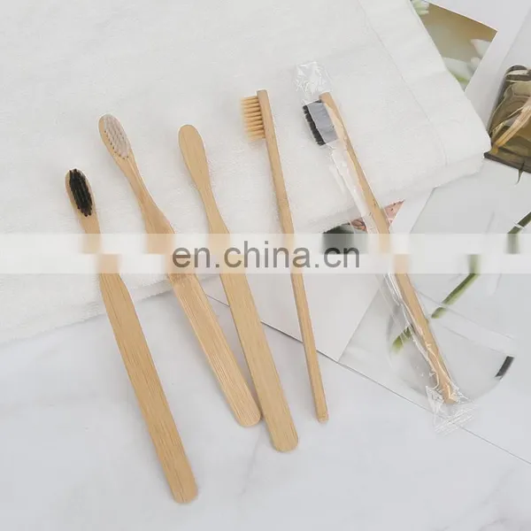 Wholesale Price Customized 100% Natural Organic Biodegradable Ecological Bamboo Toothbrush photo-3