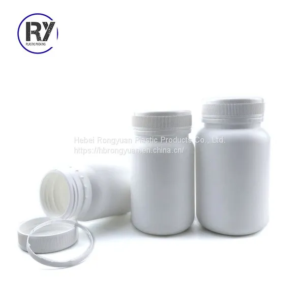 Pharmaceutical COA 4oz 5oz 150ml 120ml White HDPE Plastic Tablet Capsule Empty Bottle With Lids photo-3