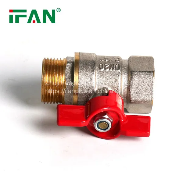 IFAN 1/2 Inch Threaded Brass Ball Valve Forged 2 Way Brass Valves for Cold and Hot Water photo-4