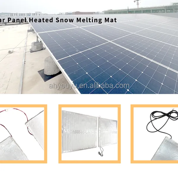 Modern Design Solar Panel Floor Heating Mat for Outdoor Winter Snow Melt photo-4