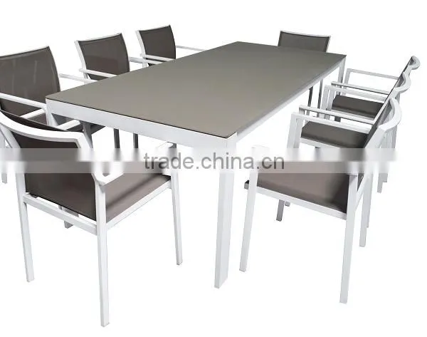All Weather Cheap Garden Furniture Outdoor Table and Chair WPC Dining Set photo-2