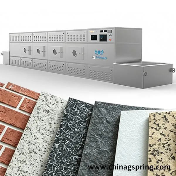 Continuous Automatic Industrial Microwave Oven for Drywall Drying Sterilization Machine