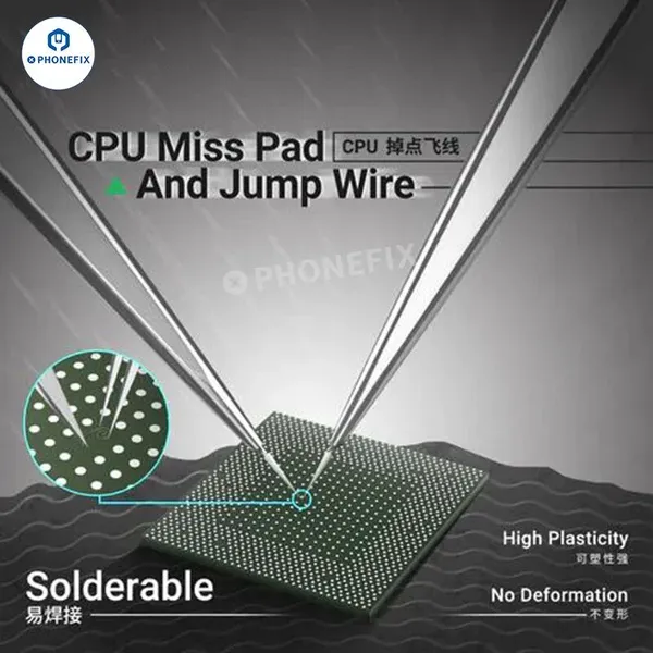 2UUL 0.01/0.02/0.009mm Jumper Wire for Phone PCB CPU Soldering Repair photo-4