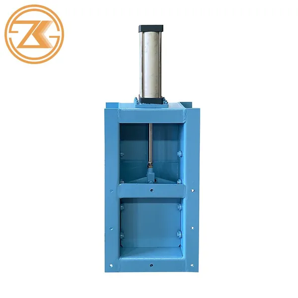 Pneumatic Sealed Slide Gate With Limit Switch For Silo Dry Powder Conveying Line Emergency Isolation Unit photo-4
