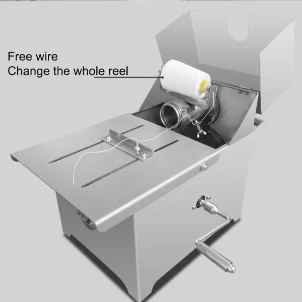 QD-350 Manual Sausage Tying Machine Stainless Steel Sausage Knotter with Easy Operation for Commercial Food Production