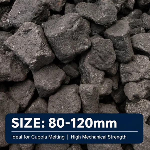 High Strength Foundry Coke 80-150mm for Pig Iron Casting and Cupola