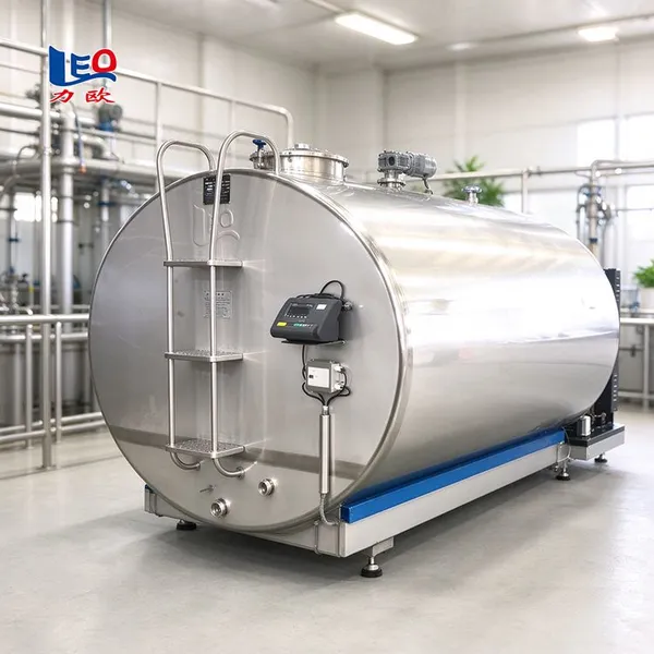 SUS304 Fresh Milk Cooling Tank Milk Refrigeration Tank For Dairy Farm