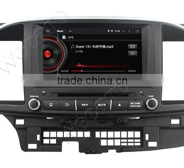 Wecaro 8" Android 4.4.4 Car Stereo 1024 * 600 for Mitsubishi Lancer Car Dvd Player WIFI 3G 16GB Flash 2014 2015 photo-3
