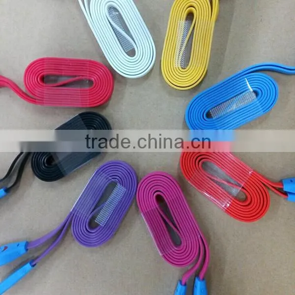 New 2015 LED Smiley Face Micro USB Cable for IPhone 6s 6G 5G photo-3