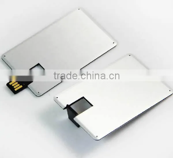 USB 2.0 High Speed Business Card Metal Usb Flash Drive 2GB for Promotion Gift photo-2
