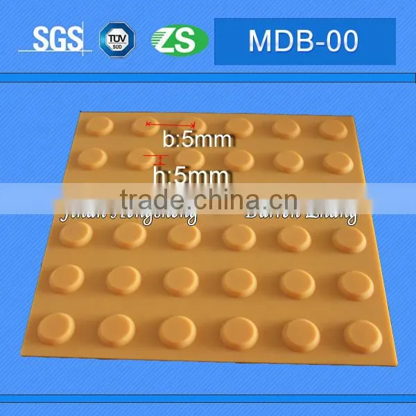 High QualityTPU PVC Soft Rubber Brindle Block Paving With 300mm Side Length photo-6