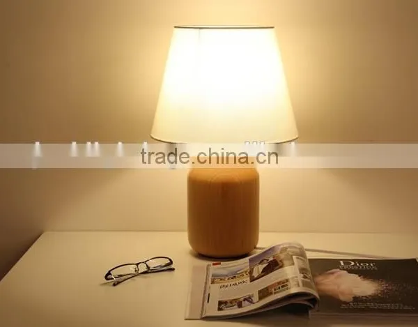 LED Wood Table Light JK-879-20 Factory Price European Style Wood Base Table Lamp/lighting/led Table Light LED Wood Table Lamp photo-5