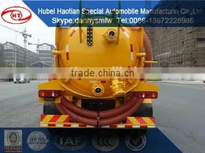 Hot Sale 4x2 Sewage Truck Cleaning Truck 4cbm 6cbm 8cbm Vacuum Sewage Suction Truck photo-2