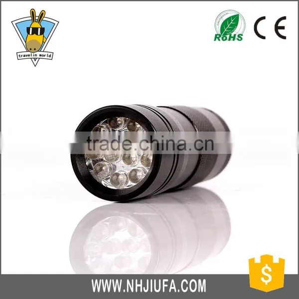 12LED UV Led FlashlightPromotional Gifts uv Led Torch Flashlight uv photo-2